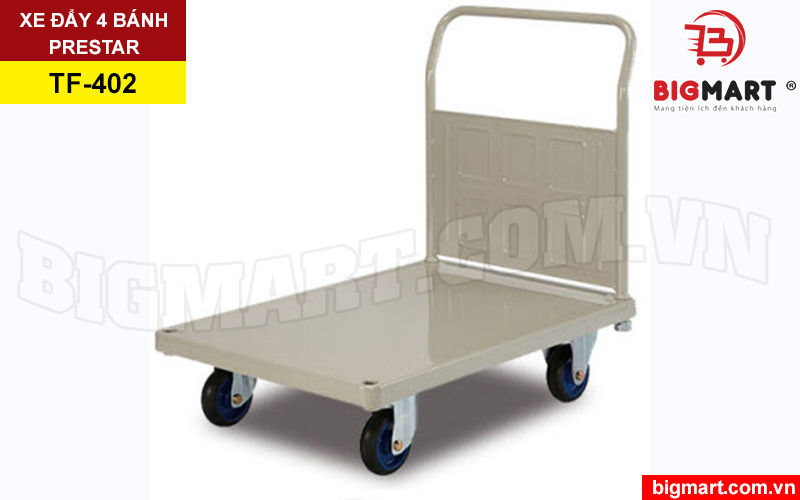 Xe đẩy hàng 4 bánh Prestar TF-402 tải trọng 400kg