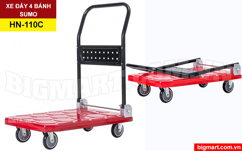 Xe đẩy hàng sumo Thái Lan HN-110C Tải trọng 300kg 