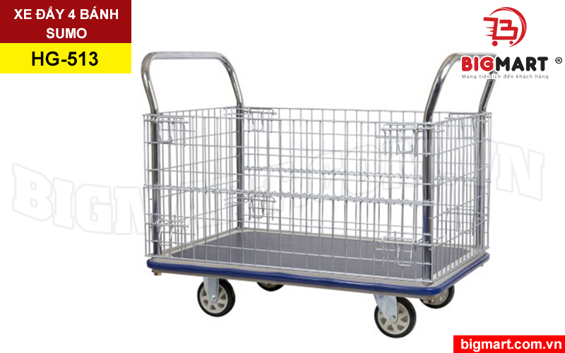 Xe đẩy hàng Sumo Thái Lan HG-513 tải trọng 650kg