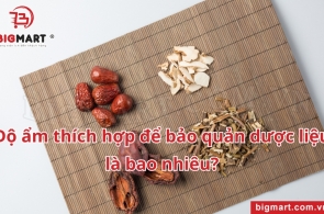  Độ ẩm thích hợp để bảo quản dược liệu là bao nhiêu?