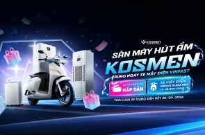 Săn Máy Hút Ẩm Kosmen - Cơ Hội Trúng Ngay Xe Máy Điện Vinfast!