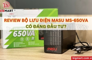  REVIEW BỘ LƯU ĐIỆN MASU MS-650VA: CÓ ĐÁNG ĐẦU TƯ?