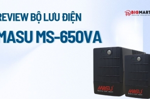  REVIEW BỘ LƯU ĐIỆN MASU MS-650VA: CÓ ĐÁNG ĐẦU TƯ?