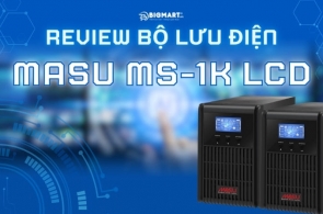 [REVIEW] BỘ LƯU ĐIỆN MASU MS-1K LCD CÓ CHẤT LƯỢNG NHƯ LỜI ĐỒN?
