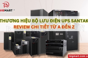 THƯƠNG HIỆU BỘ LƯU ĐIỆN UPS SANTAK: REVIEW CHI TIẾT TỪ A ĐẾN Z