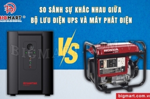 So sánh sự khác nhau giữa bộ lưu điện UPS và máy phát điện