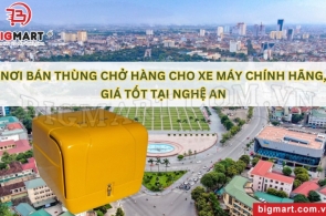 NƠI BÁN THÙNG CHỞ HÀNG CHO XE MÁY CHÍNH HÃNG, GIÁ TỐT TẠI NGHỆ AN 