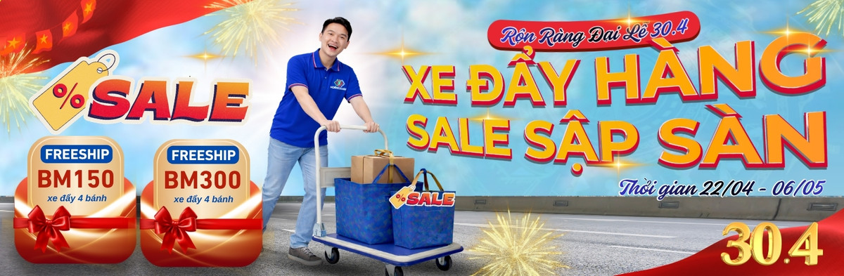 Khuyến mãi xe đẩy mừng đại lễ 30/4