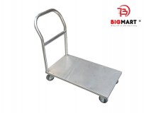 Xe Đẩy Hàng 4 Bánh Inox HQ-300Tải Trọng 300kg