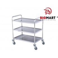 Xe Đẩy Hàng Inox 3 Tầng IN T3