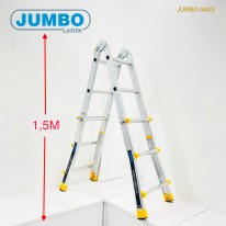 Thang nhôm trượt chữ A JUMBO A403