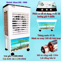 Quạt điều hòa Masu RH9000